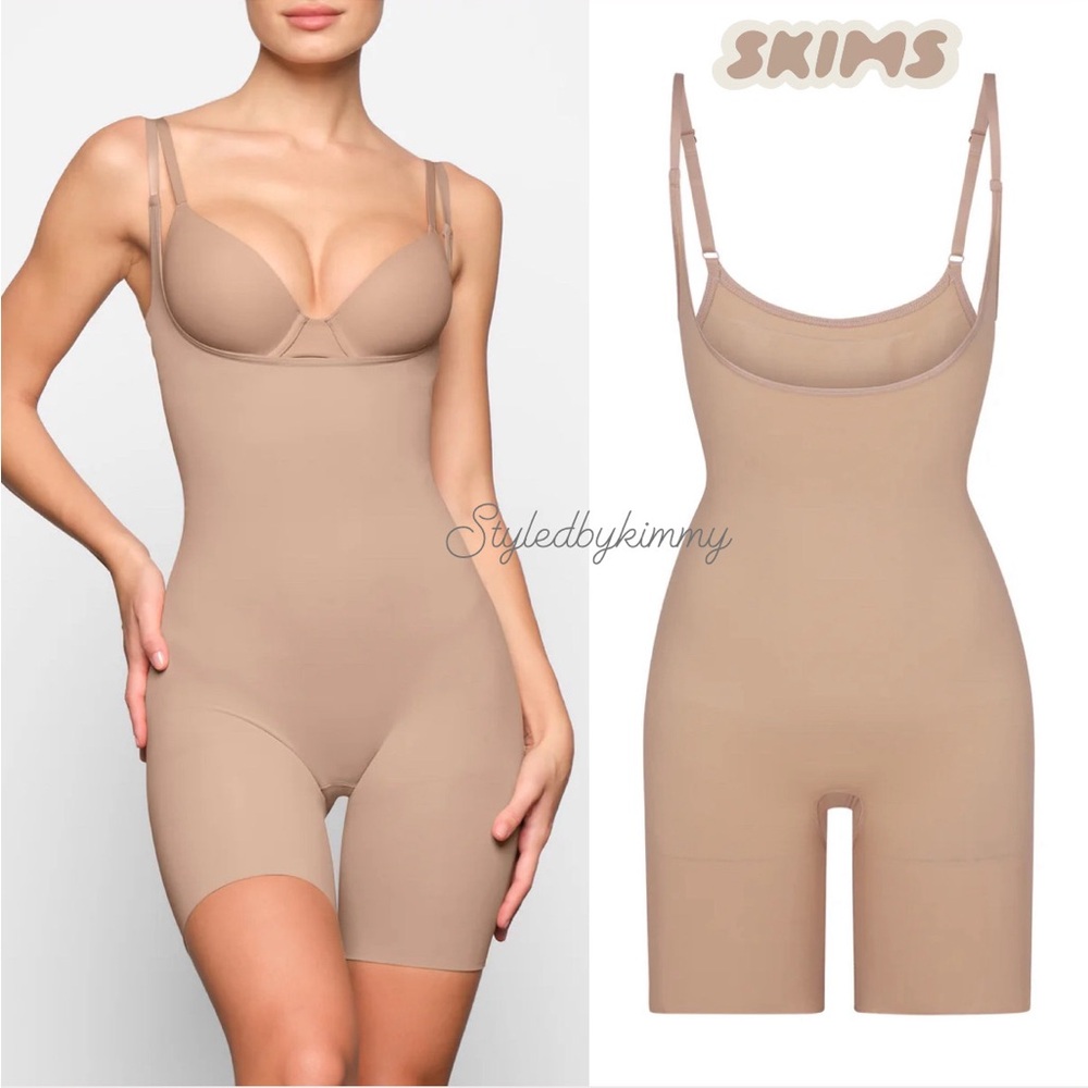 Skims Shapewear Bodysuit BUTT LIFTING OPEN BUST BODYSUIT New XL